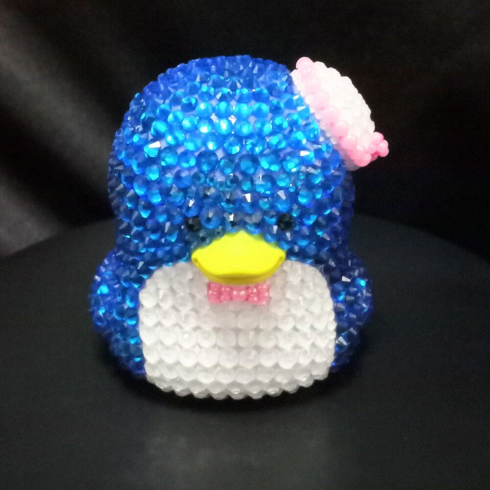 Tuxedo Sam Bling Rubber I Duck, Bedazzled Tuxedo Sam, Hello Kitty Friends, Bling